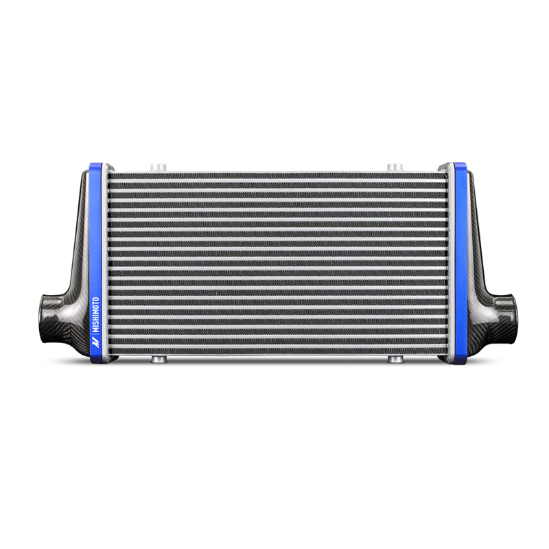 Mishimoto Universal Carbon Fiber Intercooler - Matte Tanks - 450mm Gold Core - S-Flow - P V-Band