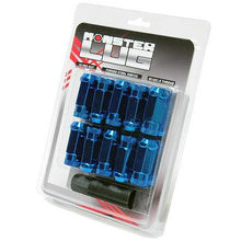 Load image into Gallery viewer, Wheel Mate Monster Locking Lug Nut Set of 4 - Blue 14x1.50