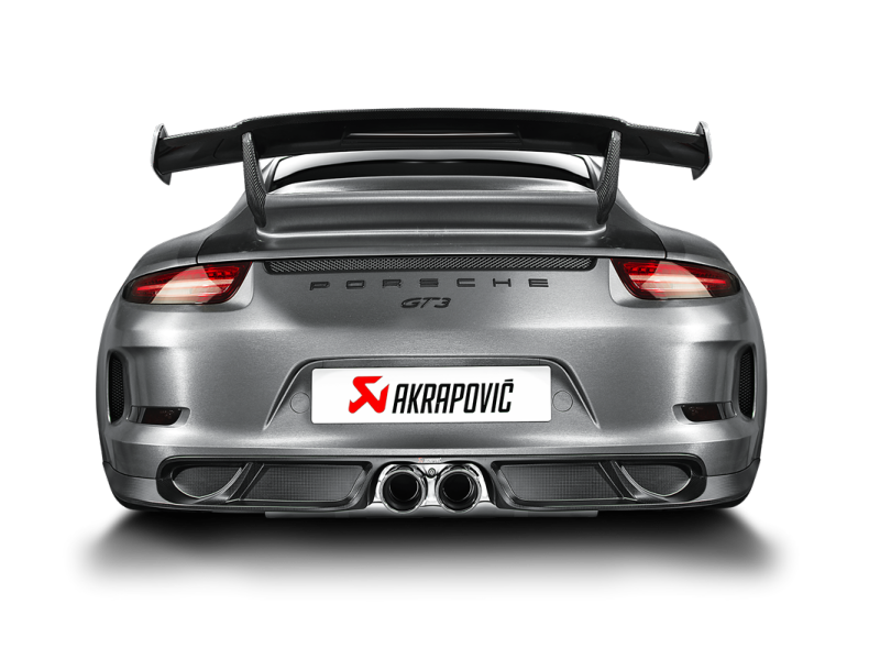 Akrapovic Rear Matte Carbon Fiber Diffuser - Porsche 911 GT3 (991.1) 2014-2016