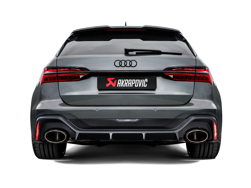 Akrapovic Titanium Evolution Line Cat Back Exhaust w/Link Pipes - Audi RS6 Avant (C8) 2021-2024