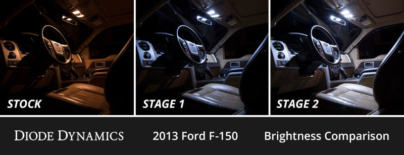 Diode Dynamics Stage 1 Interior LED Conversion Kit - Ford F-150 2009-2014