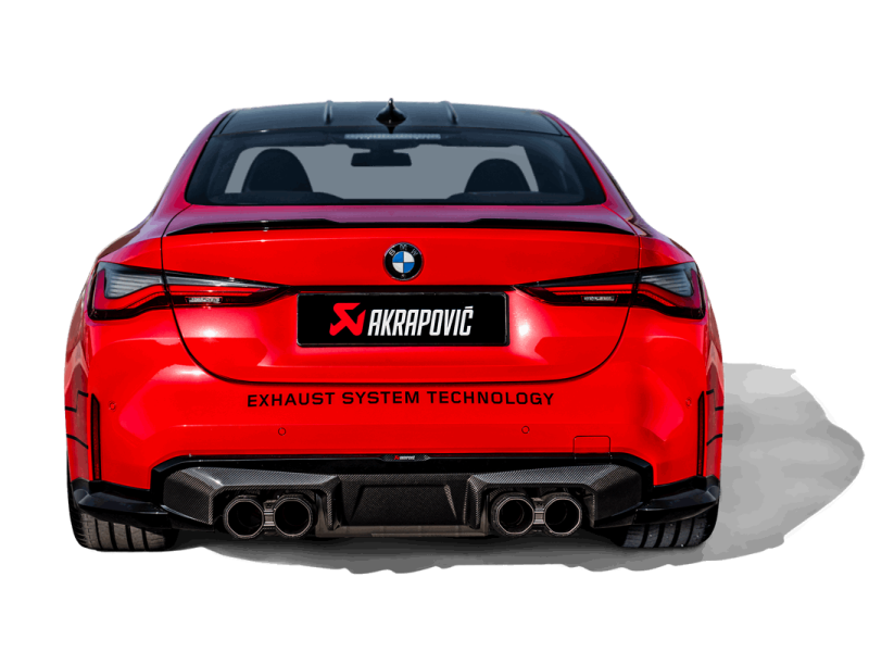 Akrapovic High Gloss Carbon Fiber Rear Diffuser - BMW M3 (G80) / M4 (G82) 2021-2024