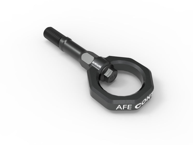 aFe CONTROL Rear Tow Hook Gray - Chevrolet Corvette (C8) 6.2L 2020-2025