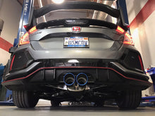 Load image into Gallery viewer, Injen 17-19 Honda Civic Type-R 3in SS Cat-Back Exhaust w/ Dual Burnt Titanium Tips