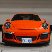 Load image into Gallery viewer, Carbonio No-Drill Front License Plate Mount - Porsche 911 GT3 / GT3 RS / GT2 RS / Speedster (991.1) 2014-2019