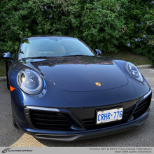 Load image into Gallery viewer, Carbonio No-Drill Front License Plate Mount - Porsche 911 (991.2) 2017-2019