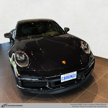Load image into Gallery viewer, Carbonio No-Drill Front License Plate Mount - Porsche 911 (992.1) 2020-2024