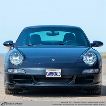 Load image into Gallery viewer, Carbonio No-Drill Front License Plate Mount - Porsche 911 (997.1) 2005-2008