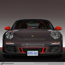 Load image into Gallery viewer, Carbonio No-Drill Front License Plate Mount - Porsche 911 GT3 / GT3 RS  (997) 2006-2011