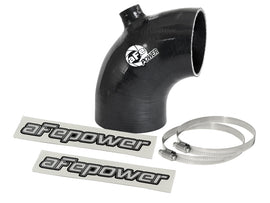afe Magnum FORCE Intake Coupling Kit (3-1/8IN ID to 2-3/4IN ID x 90 Deg) Black Elbow Coupler w/ Port - Universal