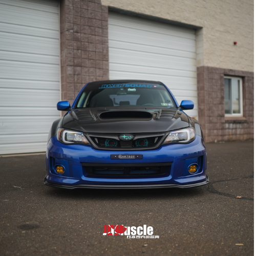 JDMuscle CS2 Style Front Carbon Fiber Lip - Subaru WRX / STi 2011-2014