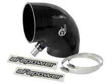 Load image into Gallery viewer, afe Magnum FORCE Intake Coupling Kit (4 IN ID to 4-1/4 IN ID x 90 Deg.) Black Elbow Coupler - Universal