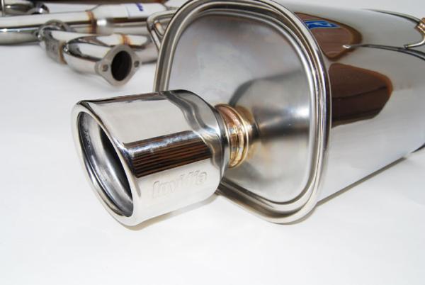Invidia Q300 Dual Stainless Steel Tip Catback Exhaust - Subaru WRX Sedan 2008-2009