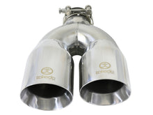 Load image into Gallery viewer, aFe Takeda 2-1/2&quot; 304 Stainless Steel Polished Right Exhaust Tip - Universal