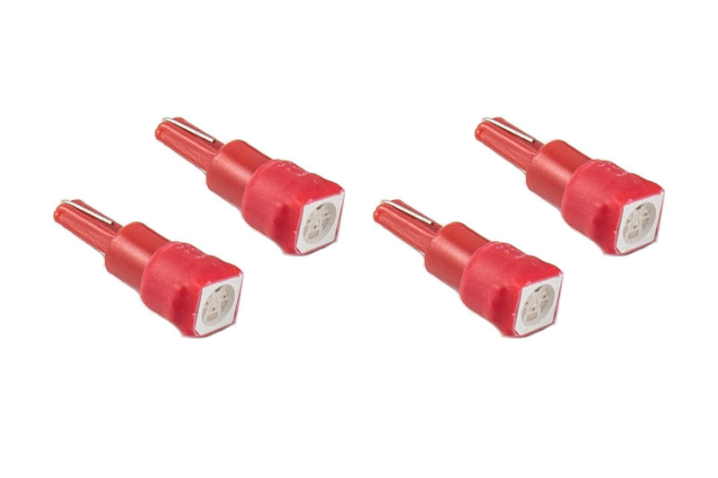 Diode Dynamics 74 SMD1 LED [Red; Set of 4] - Universal