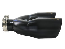 Load image into Gallery viewer, aFe Takeda 2-1/2&quot; 304 Stainless Steel Black Right Exhaust Tip - Universal