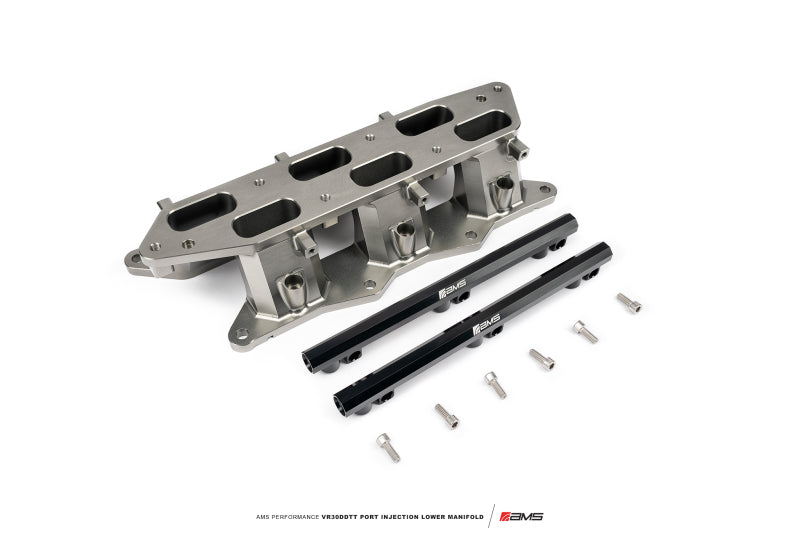 AMS Performance Infiniti Q50/Q60 Port Injection Lower Manifold - Gunmetal