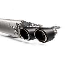 Load image into Gallery viewer, Akrapovic Titanium Slip-On Line Exhaust w/ Carbon Tips - Alfa Romeo Giulia Quadrifoglio (952) 2017-2020