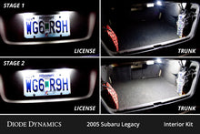 Load image into Gallery viewer, Diode Dynamics Stage 2 Interior LED Conversion Kit - Subaru Legacy 2005-2009