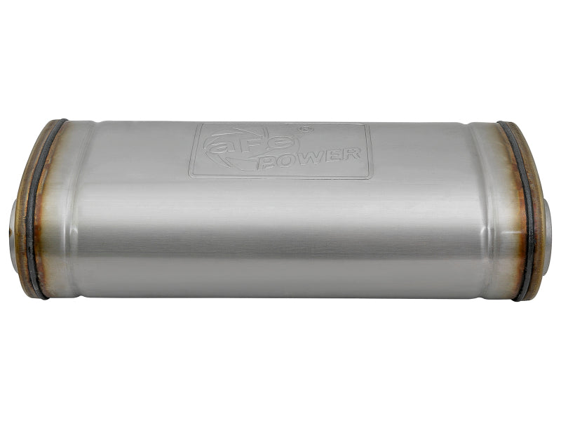 aFe MACH Force-Xp 2-1/2" 409 Stainless Steel Oval Body Muffler - Universal
