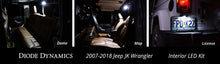 Load image into Gallery viewer, Diode Dynamics Stage 1 Cool White Interior LED Conversion Kit - Jeep JK Wrangler 2007-2018