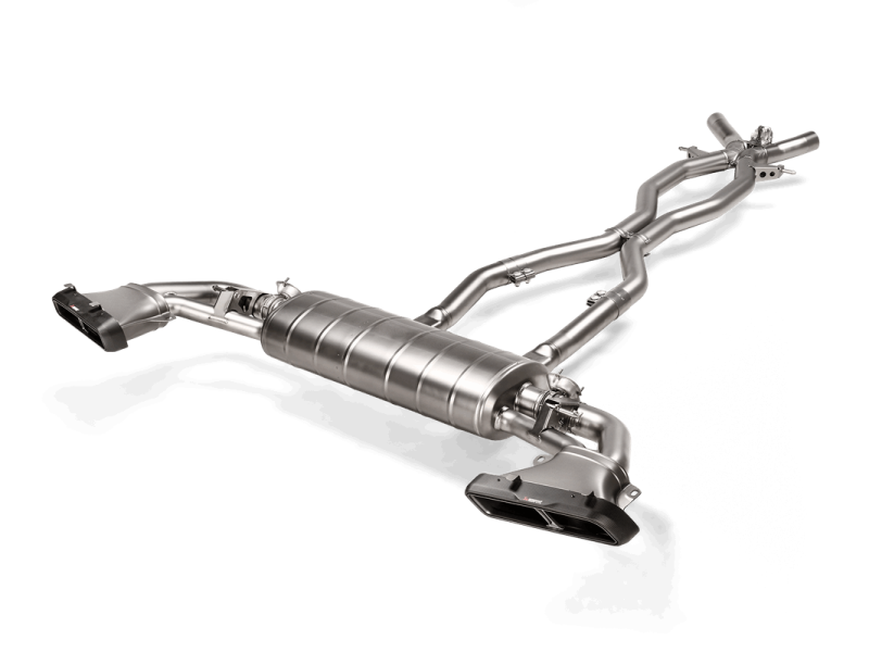 Akrapovic Titanium Evolution Line Catback Exhaust - Mercedes GLE63 AMG S (w/ OEM Hitch; W167) 2021-2024