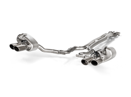 Akrapovic Titanium Evolution Line Cat Back Exhaust w/ Titanium Tips - Porsche Panamera GTS / Turbo (971) 2017-2023