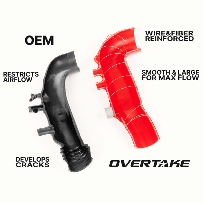 Overtake Silicone Turbo Inlet Hose - Subaru WRX 2008-2014 (+Multiple Fitments)