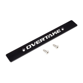 Overtake Front License Plate Delete - Universal