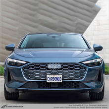 Load image into Gallery viewer, Carbonio No-Drill Front License Plate Mount - Audi A5 Quattro / S5 2025+