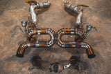 Valvetronic Valved Sport Titanium Catback Exhaust System - Ferrari F8 Tributo / Spider 2020-2023