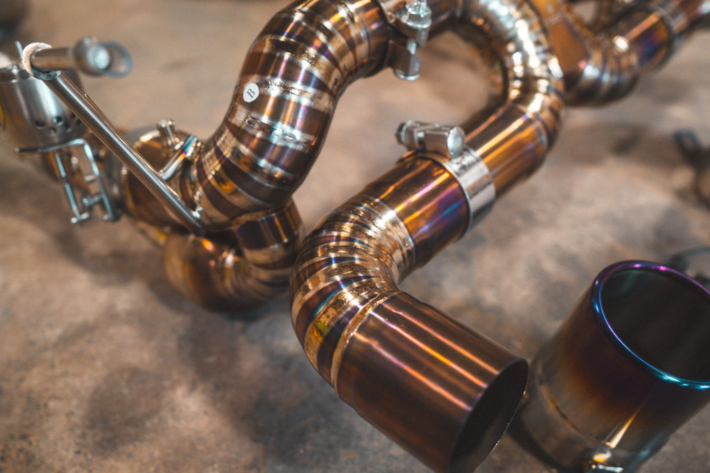 Valvetronic Valved Sport Titanium Catback Exhaust System - Ferrari F8 Tributo / Spider 2020-2023