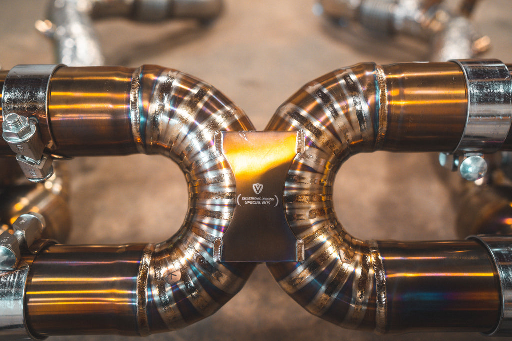 Valvetronic Valved Sport Titanium Catback Exhaust System - Ferrari F8 Tributo / Spider 2020-2023