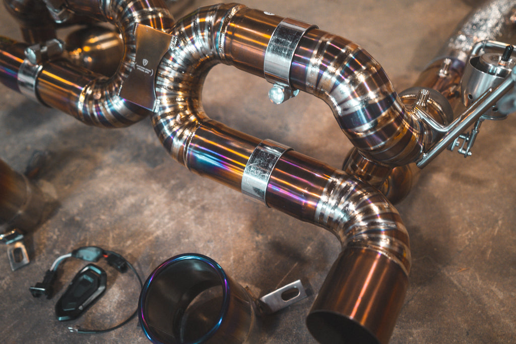 Valvetronic Valved Sport Titanium Catback Exhaust System - Ferrari F8 Tributo / Spider 2020-2023