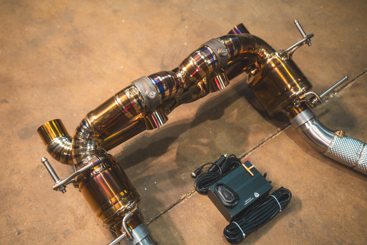 Valvetronic Valved Sport Titanium Catback Exhaust System - Ferrari 488 ...