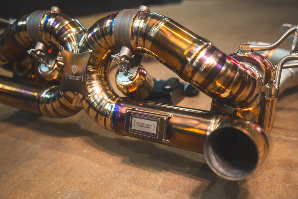 Valvetronic Valved Sport Titanium Catback Exhaust System - Ferrari 488 GTB / Spider / Pista 2016-2021