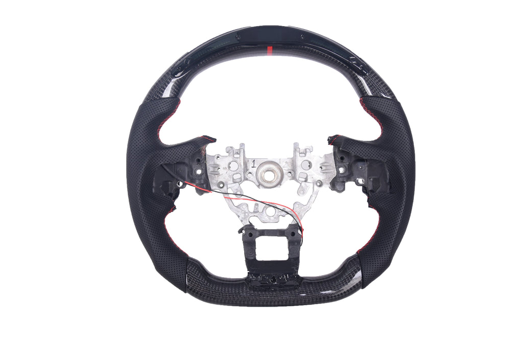 JDMuscle Carbon-Pro Series Steering Wheel - Subaru WRX MT & CVT 2022-2025