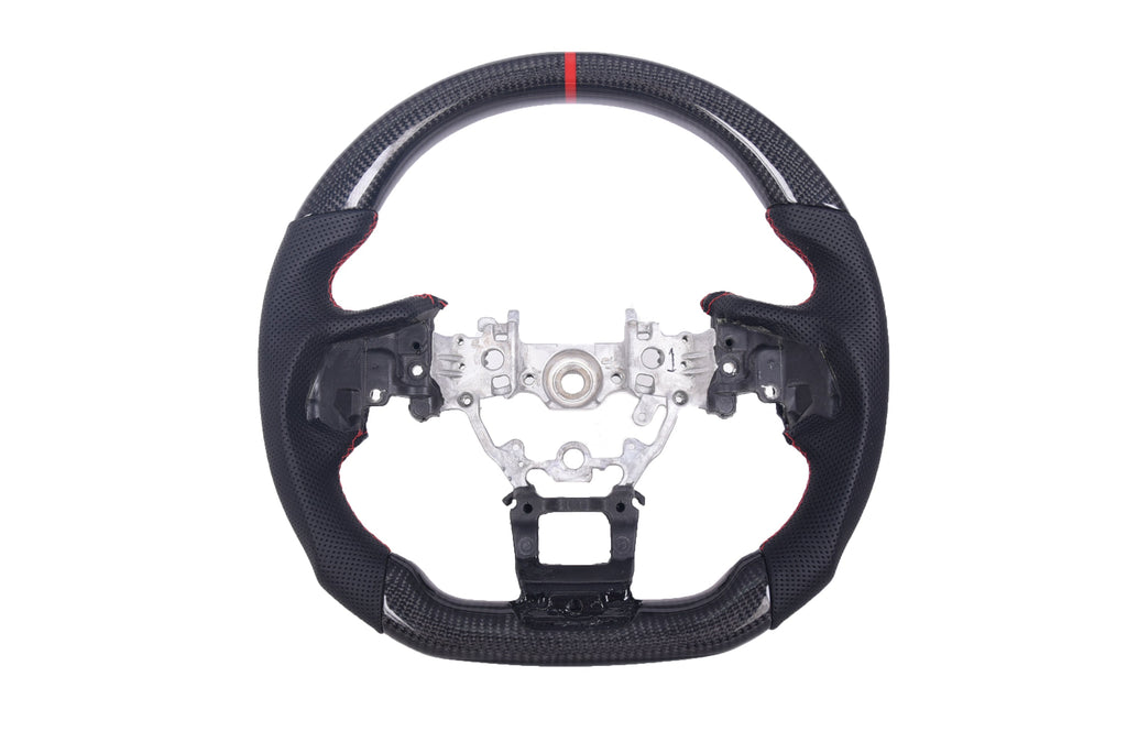 JDMuscle Carbon-Pro Series Steering Wheel - Subaru WRX MT & CVT 2022-2025