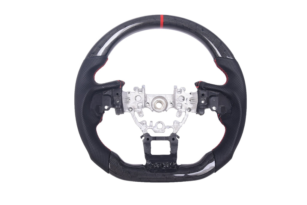 JDMuscle Carbon-Pro Series Steering Wheel - Subaru WRX MT & CVT 2022-2025