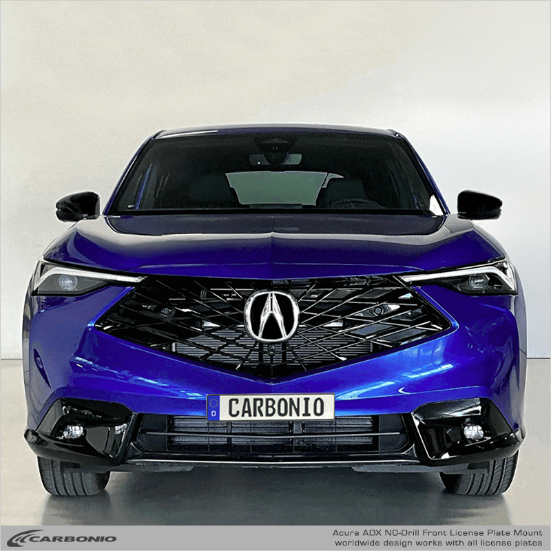 Carbonio No-Drill Front License Plate Mount - Acura ADX 2025-2026