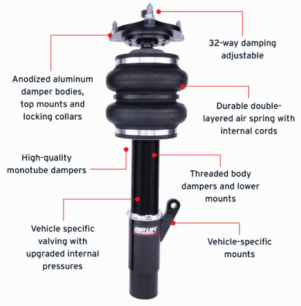 Air Lift Performance Front Air Suspension Kit - Honda Accord Sedan 2018-2025