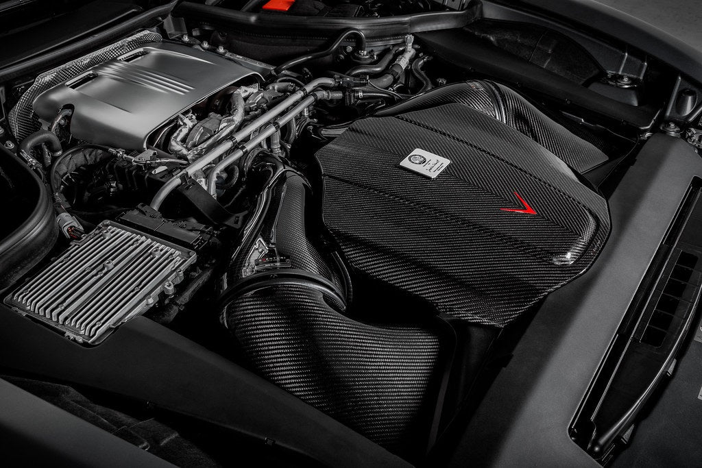 Eventuri Gloss Carbon Fiber Intake + Engine Cover - Mercedes AMG GT / GTS / GTR (C190/R190) 2015-2021