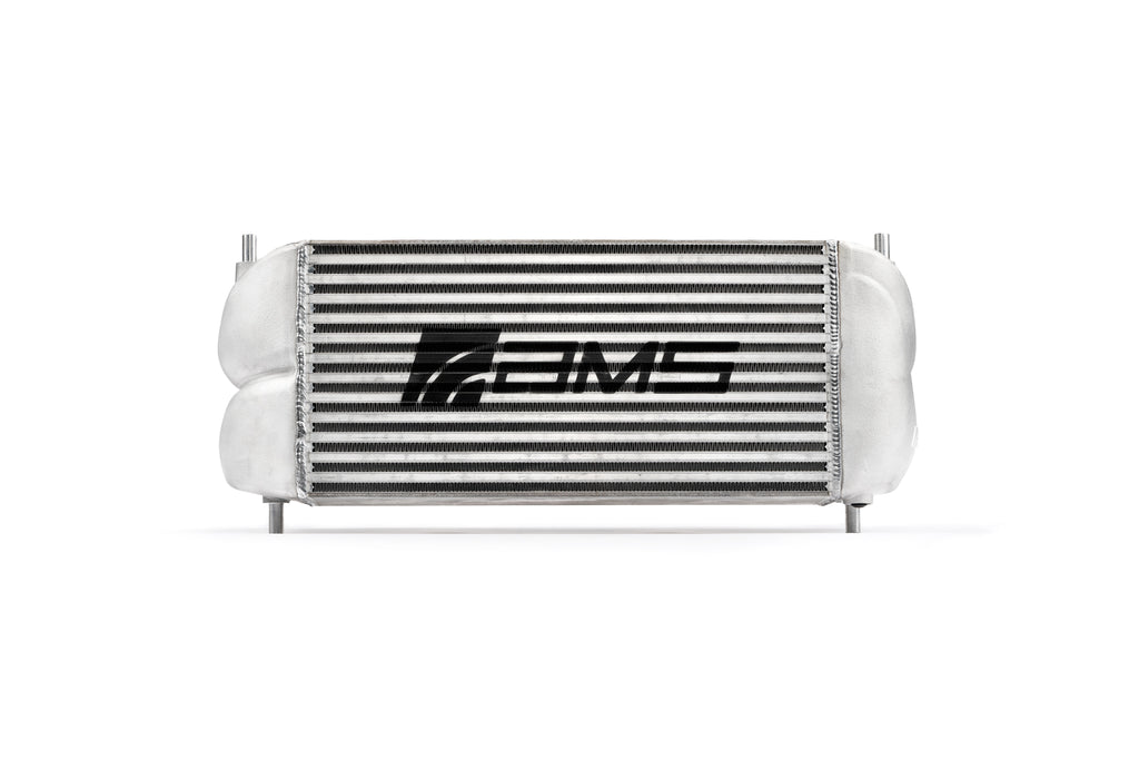 AMS Performance Silver Stock Location Intercooler w/ Logo - Ford F-150 & Raptor 2.7L/3.5L EcoBoost 2015+