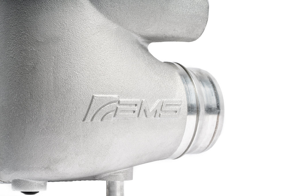 AMS Performance Silver Stock Location Intercooler w/ Logo - Ford F-150 & Raptor 2.7L/3.5L EcoBoost 2015+