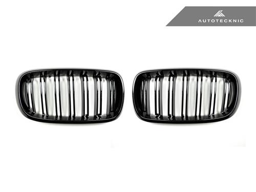 AutoTecknic Double Slat Front Grille Set - BMW X5/X6 (F1x) 2014-2018