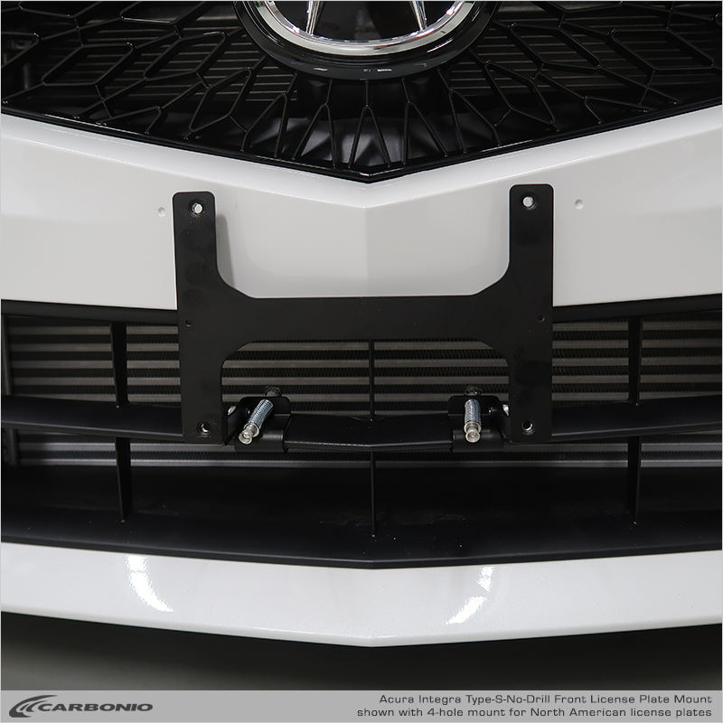 Carbonio No-Drill Front License Plate Mount - Acura Integra Type-S 2024-2026