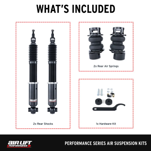 Air Lift Performance Rear Air Strut Kit - BMW M3 2015-2018 / M4 2015-2020