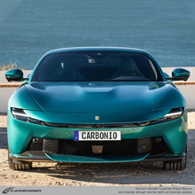 Load image into Gallery viewer, Carbonio No-Drill Front License Plate Mount - Ferrari Amalfi 2026+