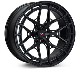 Vossen LC3-01 Forged Deep w/ OEM Cap Satin Black Wheel - 5x112 22x10 +22 - AMG GT Coupe 24+ Front Fitment