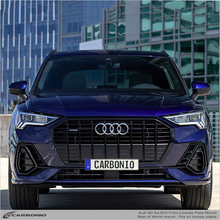 Load image into Gallery viewer, Carbonio No-Drill Front License Plate Mount - Audi Q3 2019-2025